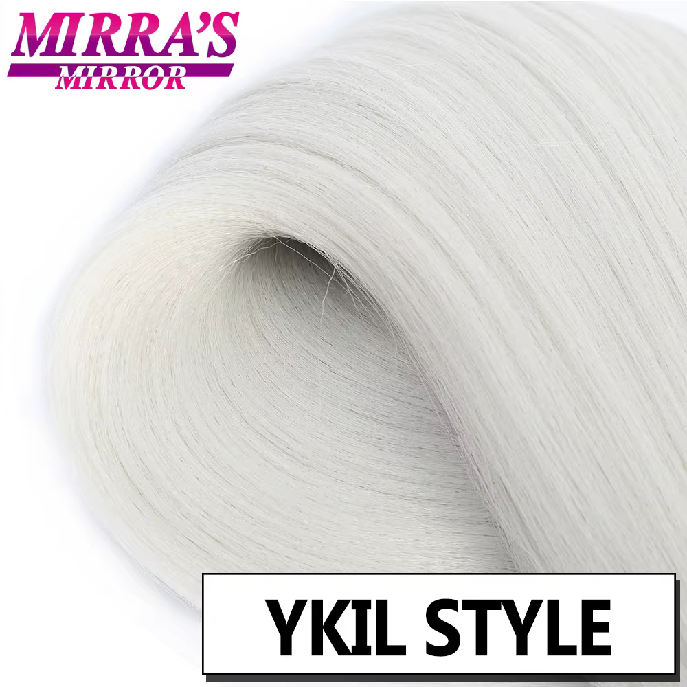 Extensions de cheveux synthétiques Yaki souples pré-étirées