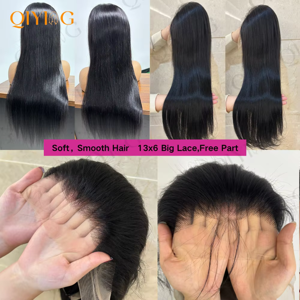 13x6 Straight Perruques Cheveux Humains 30 Inch Wigs Human Hair Perruque Brésilienne