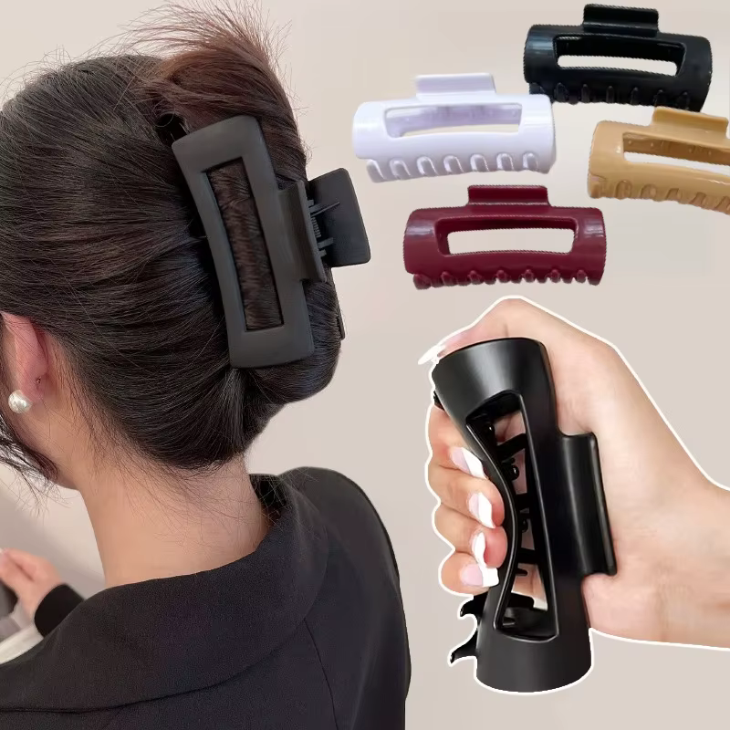 Pinces à cheveux flexibles en silicone