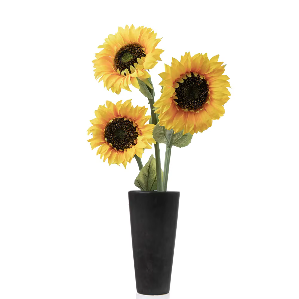 Grandes têtes de fleurs artificielles en soie, fausses tournesoles pour décoration de boîte de mariage, accessoires de scrapbooking faits à la main, fausses fleurs