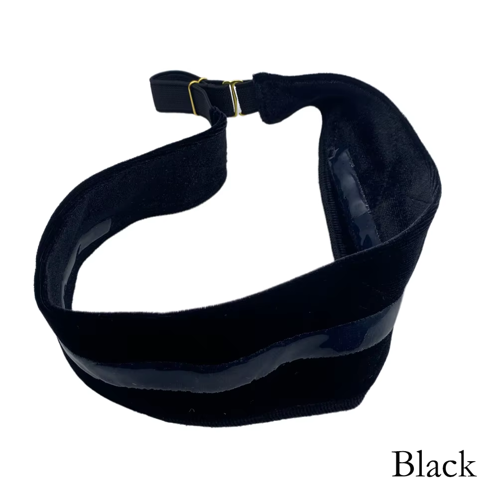 Bandeaux en silicone double face en velours pour perruques