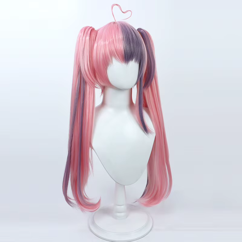 NIJISANJI virtuel YouTube Ironmouse Cosplay perruque Halloween fête accessoire cheveux synthétiques fibre résistante à