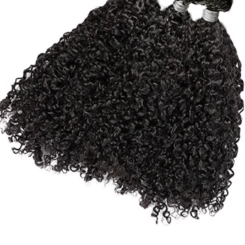 KtHair-Extensions de Cheveux Malaisiens Naturels Bouclés
