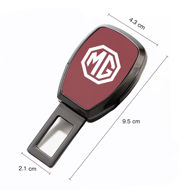 Prise d'extension de voiture en alliage de Zinc, accessoire d'extension de ceinture de sécurité abdominale pour MG ZS 5 7 6 Cyberster MG4 EV ES5 HS ONE GT GS MG3 EZS