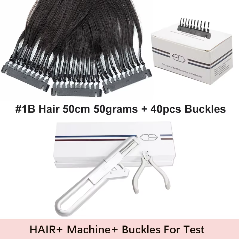 Kit d'outils pour extensions de cheveux 6D Mrshair
