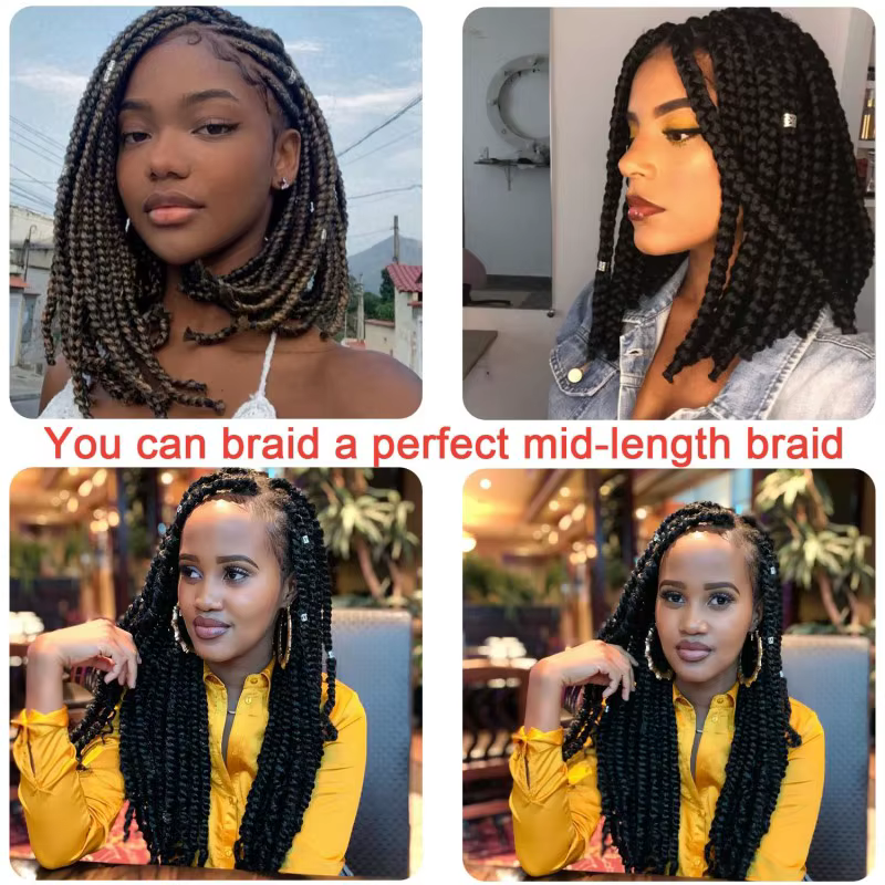 Extensions de cheveux en laine brésilienne pour tresses africaines