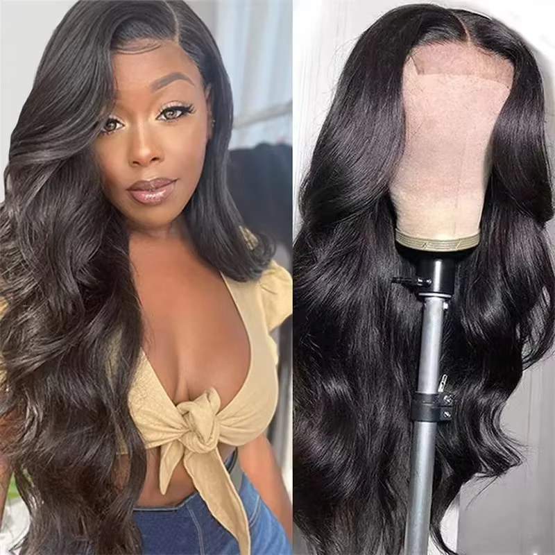 Perruque Highlight en Cheveux Humains Ondulés, Perruque Frontale HD 13x6 pour Femmes, Idéale pour le Cosplay, Perruque Lace Front de 30 Pouces en Cheveux Humains en Promotion
