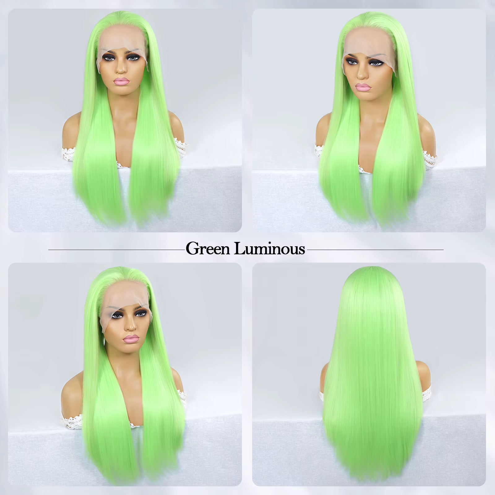 Perruque Lace Front Synthétique Brillante