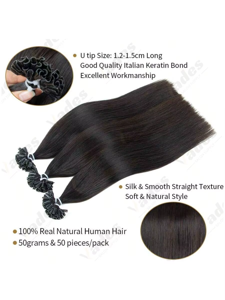 U Tip Extensions de cheveux