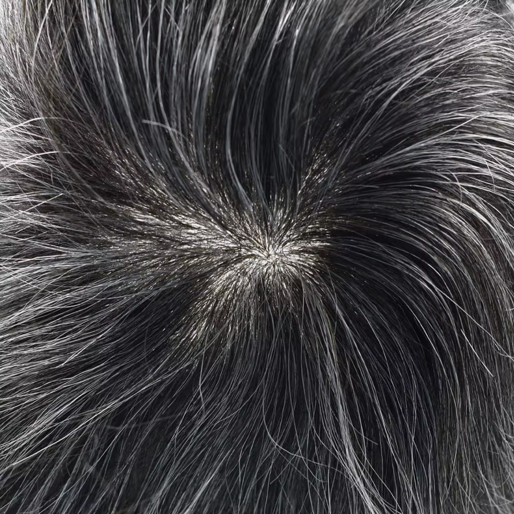 Toupet en PU Noué pour Homme
