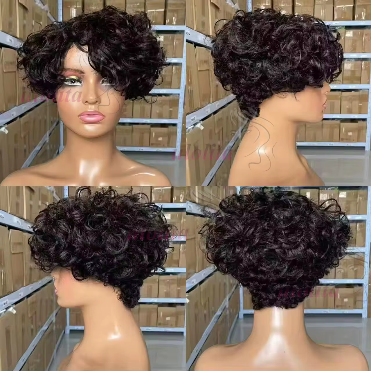 Perruque 100% cheveux humains brésiliens