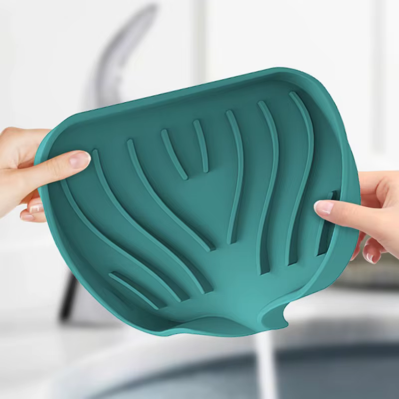 Porte-savon auto-drainant, économiseur de savon, égouttoir cascade porte-savon pour salle de bain, prolonge la durée de vie du savon, garde les barres de savon au sec et propre, 1 pièce