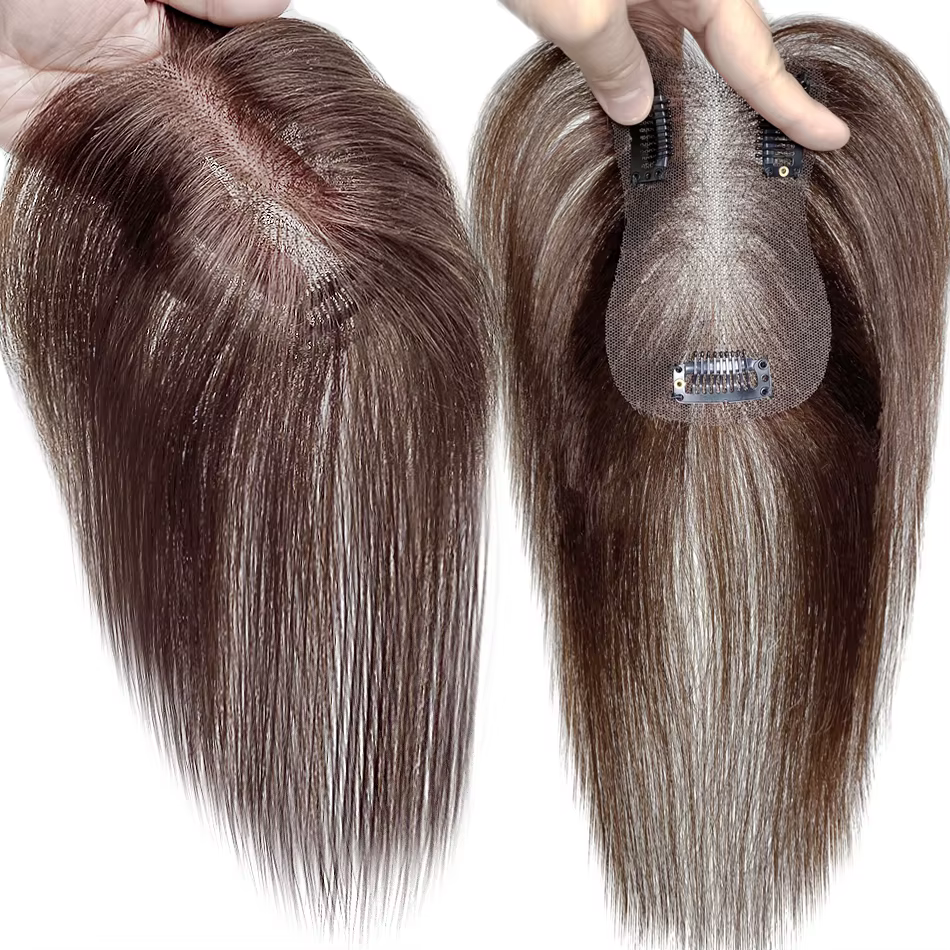 Extensions de cheveux humains 100% naturels avec frange