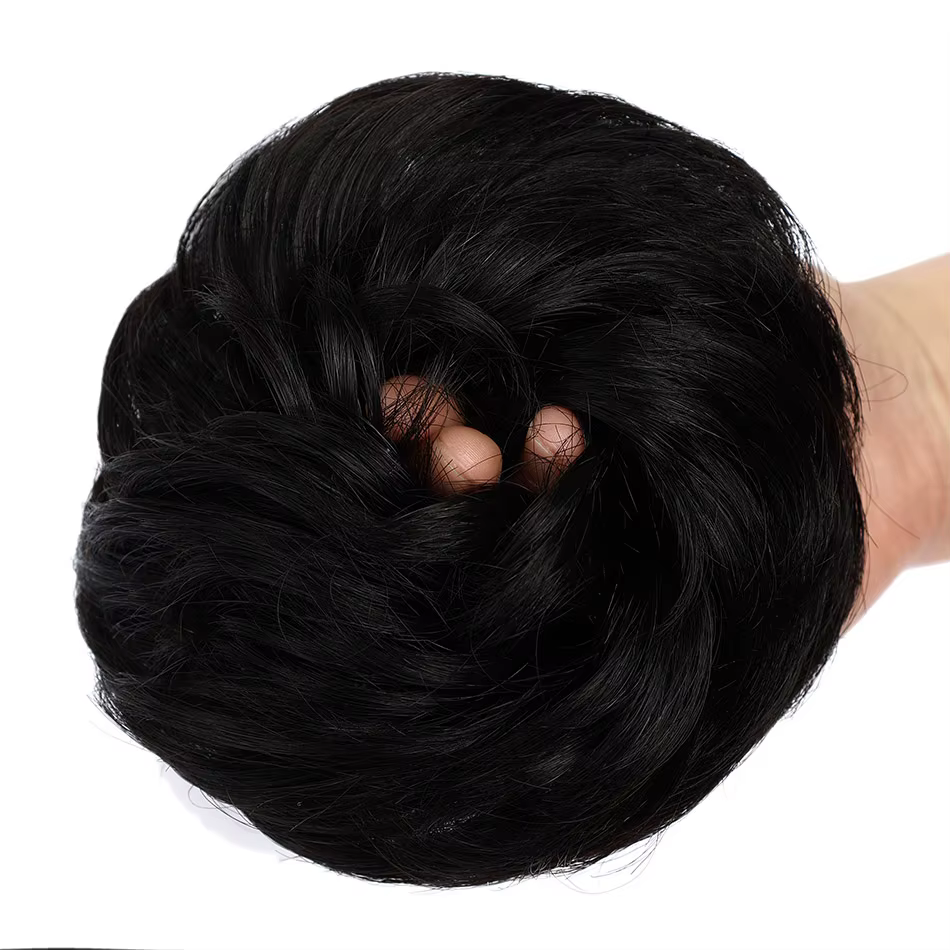 Chignons de cheveux humains Extensions queue de cheval postiche