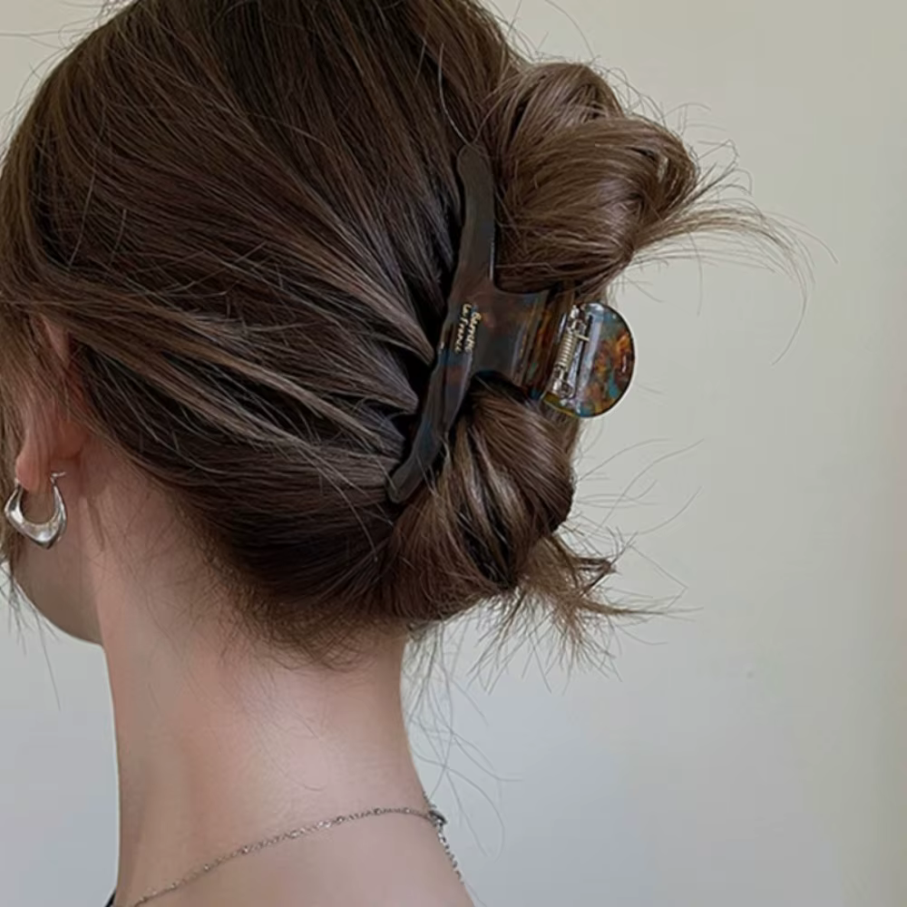 Pince à cheveux élégante en acétate de haute qualité pour femmes et filles