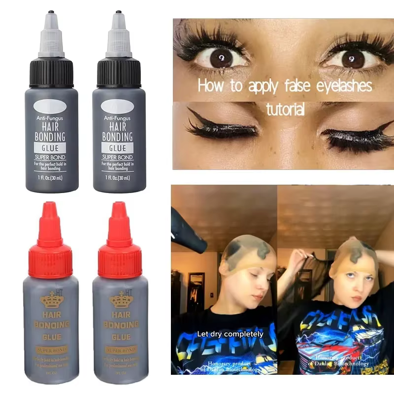 Colle de liaison pour tissage de cheveux
