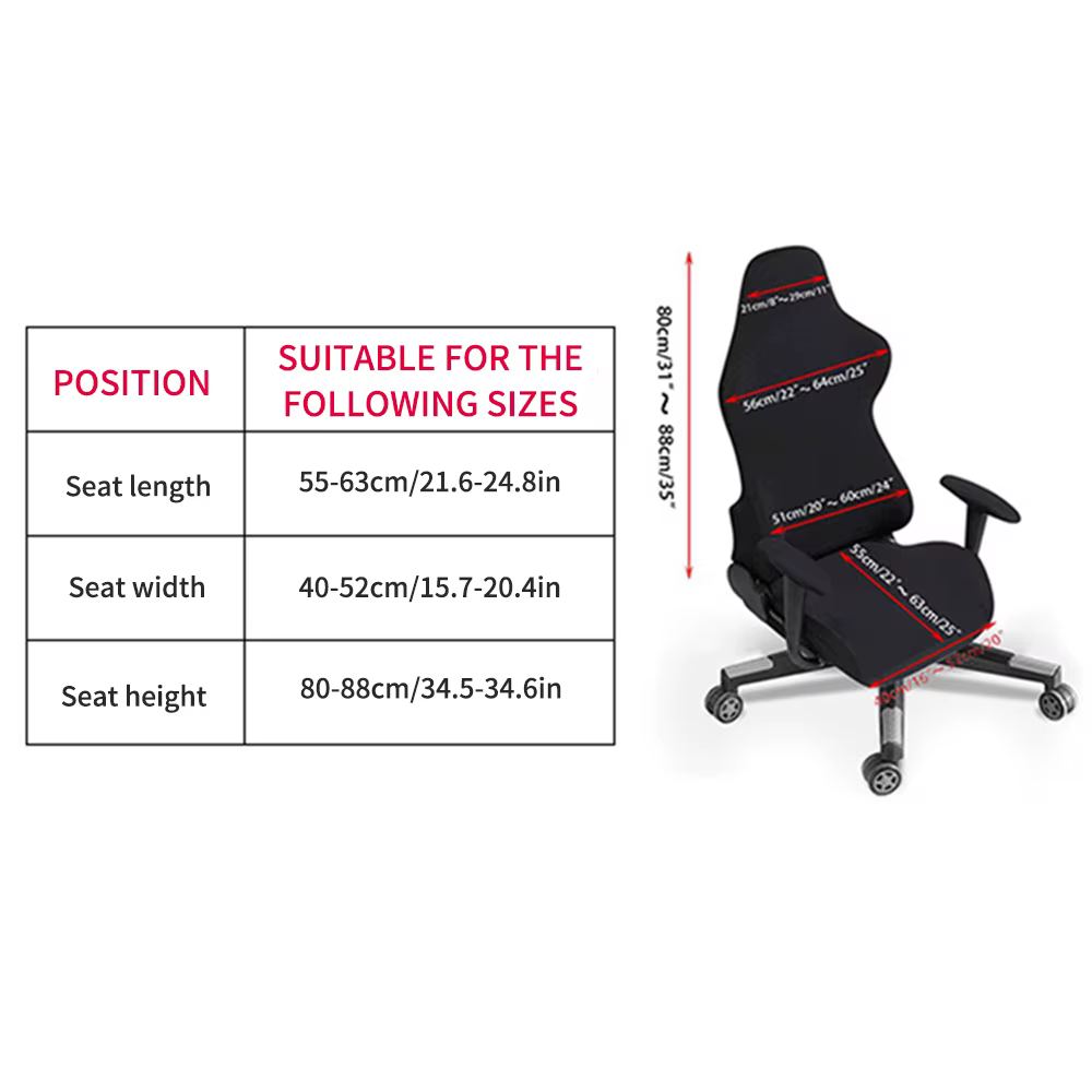 Housse de chaise de jeu-housse de siège