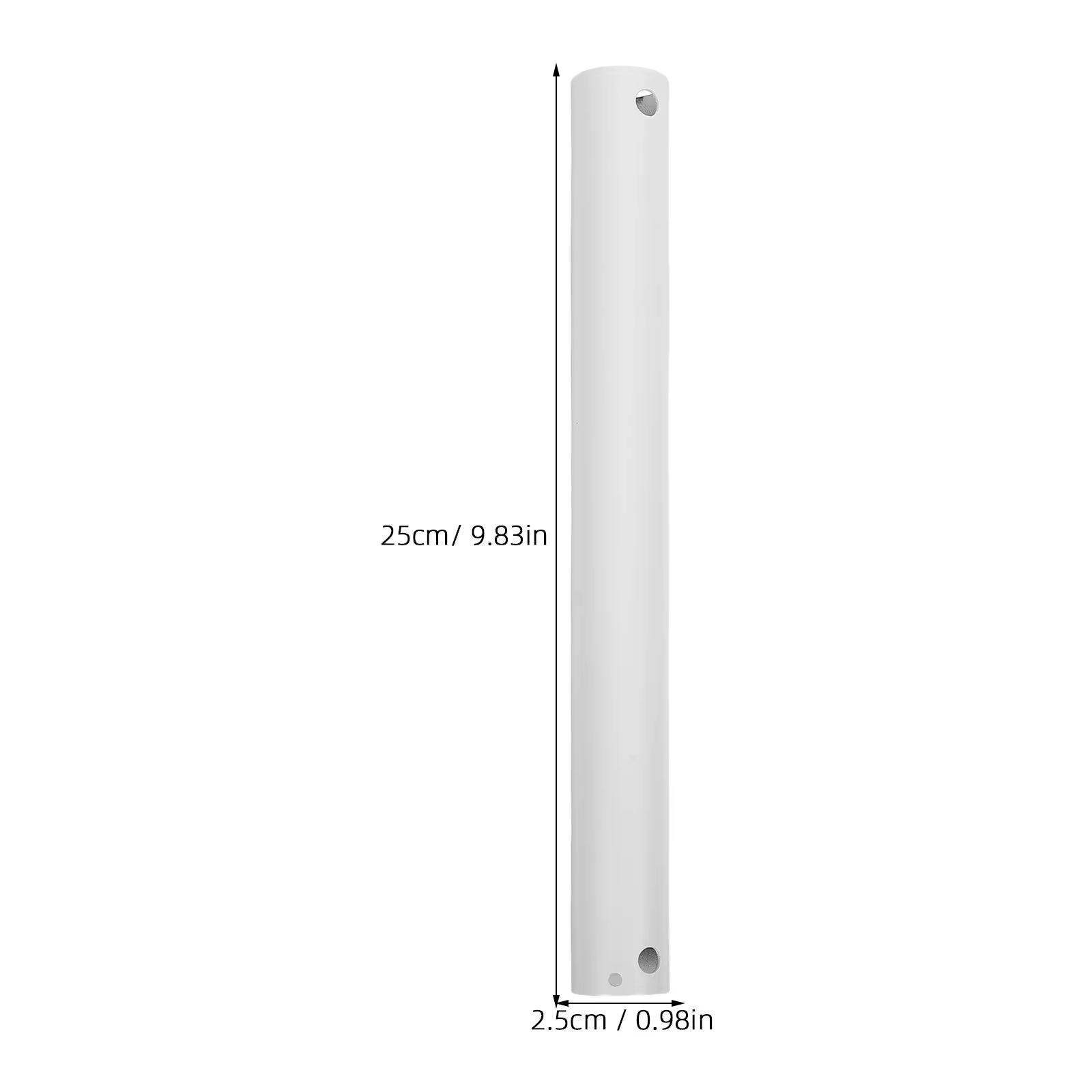 Tige d'extension de ventilateur de plafond en métal de qualité supérieure pour plafonds hauts, réduction du bruit, montage stable, esthétique moderne et élégante