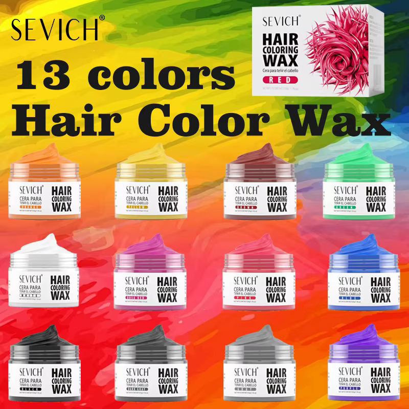 Cire de couleur de cheveux