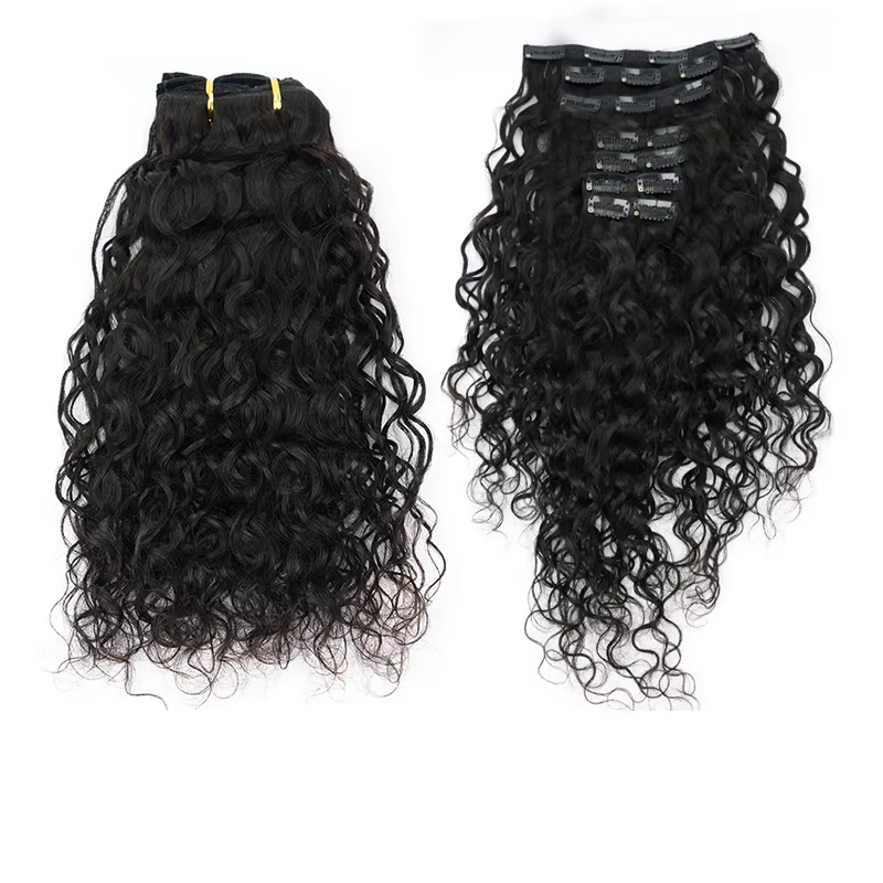 Extensions de cheveux humains brésiliennes Black Pearl Ocean Wave
