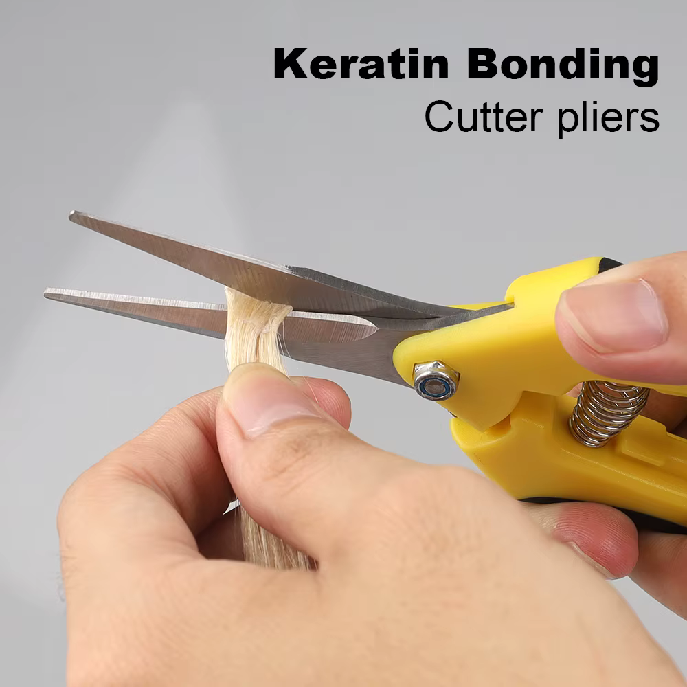 ARLANY outil d'extension de cheveux pince coupante de liaison de kératine pince d'extension de cheveux coupe kératine Extensions pré-collées Salon de beauté