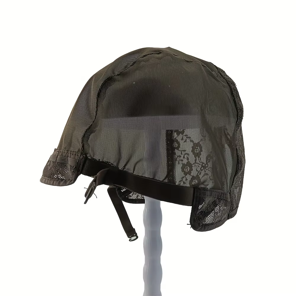 1 bonnet de perruque en V avec bande élastique et 2 boucles réglables