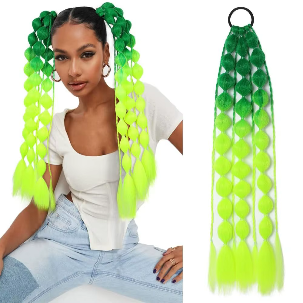 Extensions de cheveux colorés 50cm avec attache