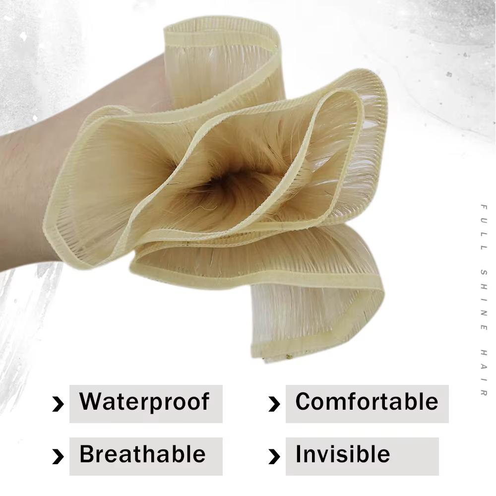 Trame plate en soie 100% naturelle pour femmes