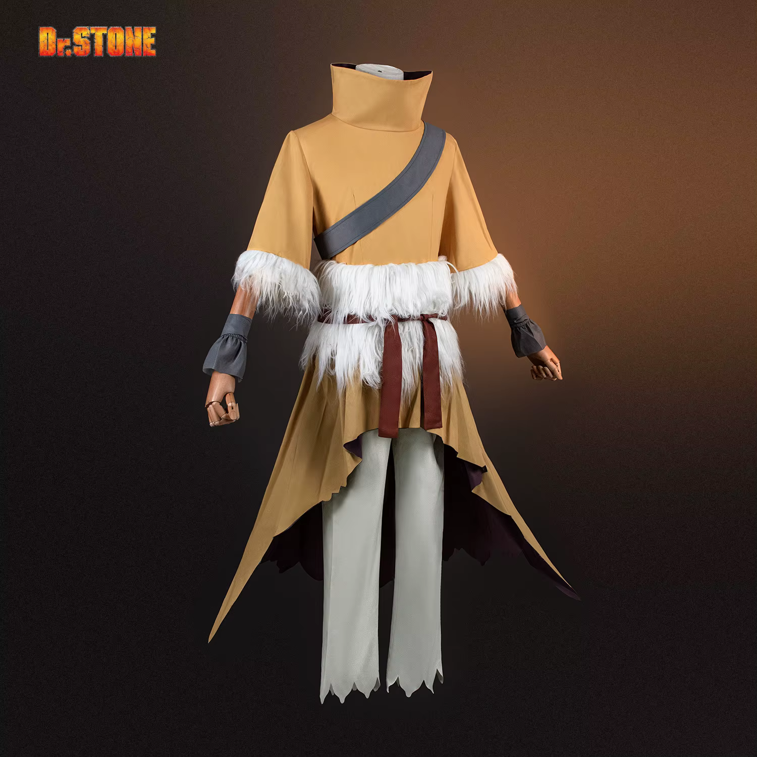 Dr. STONE Cosplay Costume cinq généraux sages Saionji Ukyo tenue chapeau perruque ensemble Halloween noël femme homme