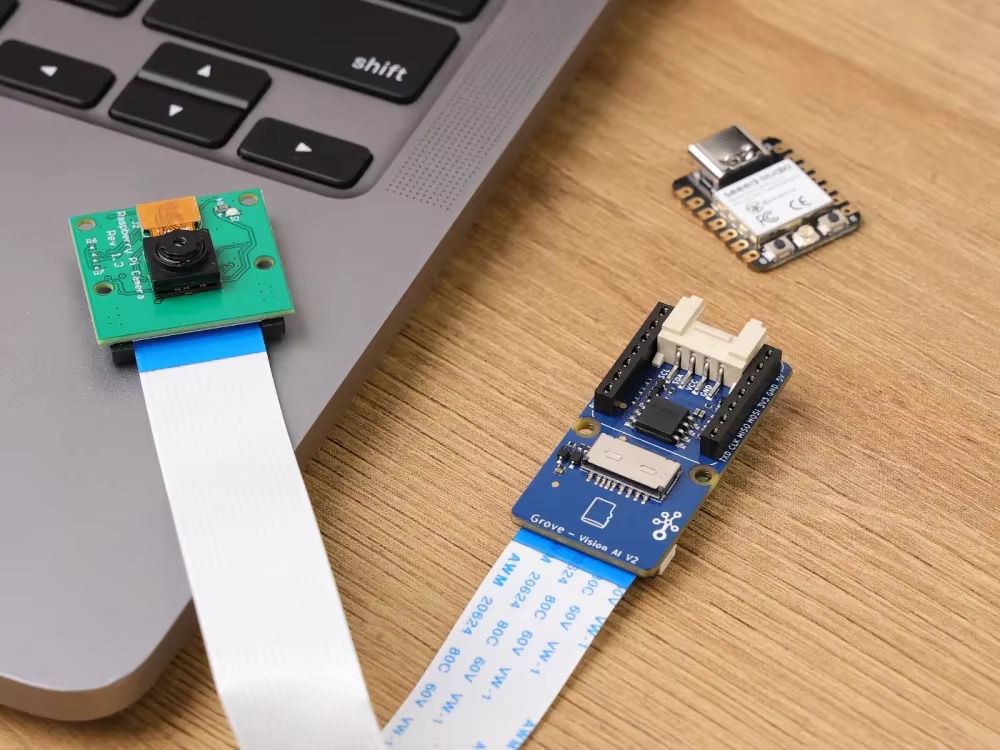 Kit Grove Vision AI v2 - Arm Cortex-M55 & Ethos-U55, compatible avec TensorFlow et PyTorch, Arduino, Raspberry Pi, xiao ESP32C3