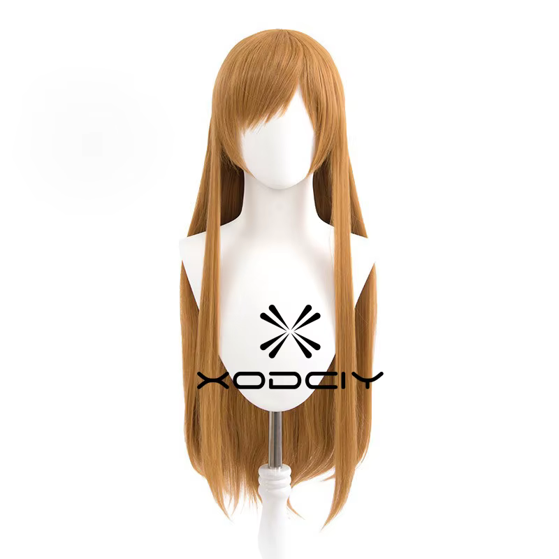 Perruque Cosplay Kirito Yuuki en Fiber de résistance à la chaleur