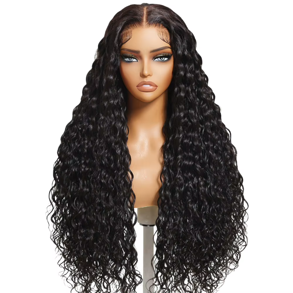 Perruque UNice Pre Everything 7x5 & 13x4 Lace Frontal Water Wave avec cordon de serrage