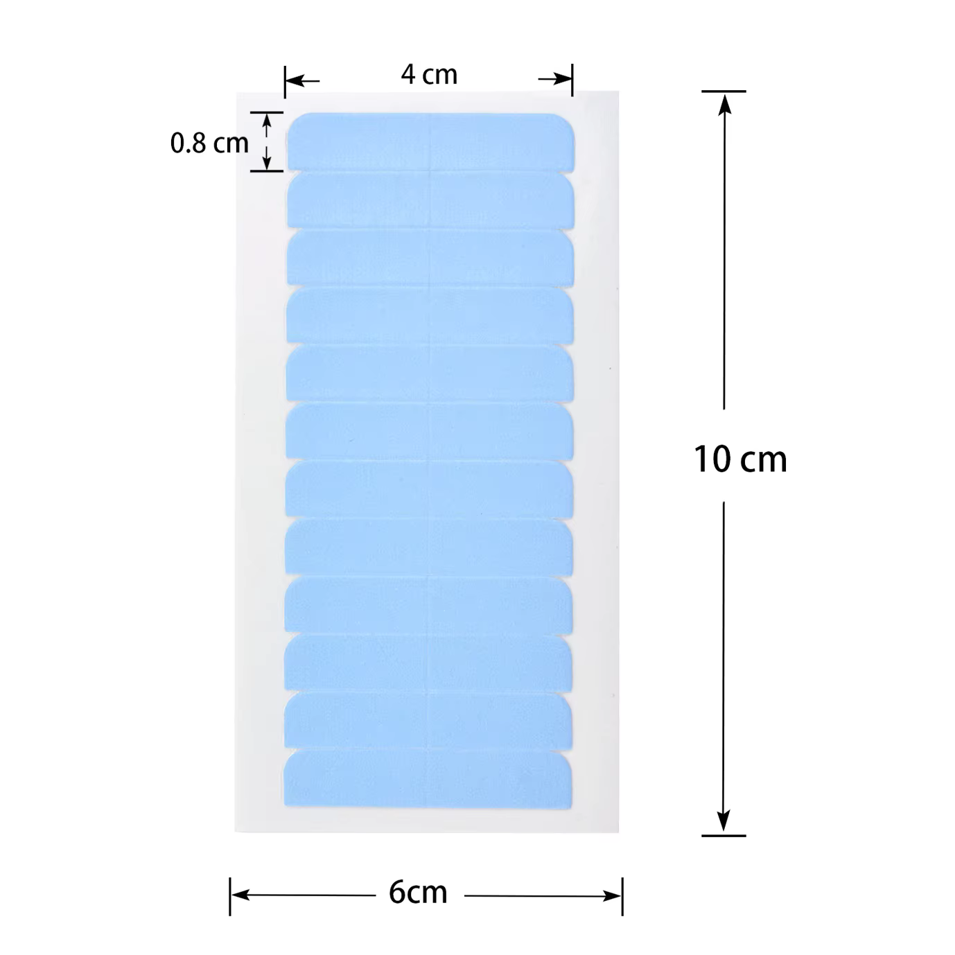 Ruban adhésif double face de remplacement pour extensions de cheveux ou perruques