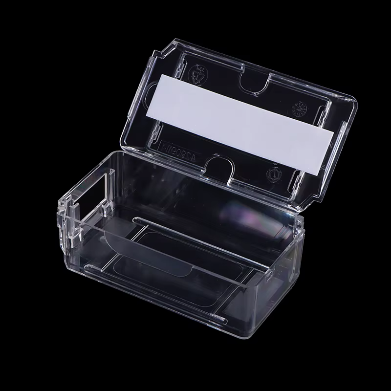 Boîte de rangement universelle pour bijoux, boîte à montres pour hommes, boîte à montres vintage transparente à grille unique, boîtes cadeaux de Noël