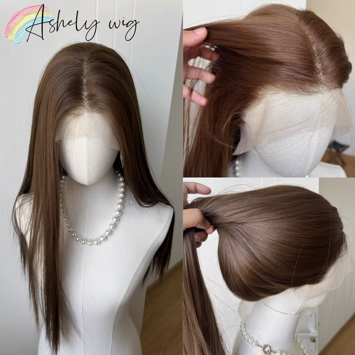 Perruque Lace Front Wig synthétique 13*6