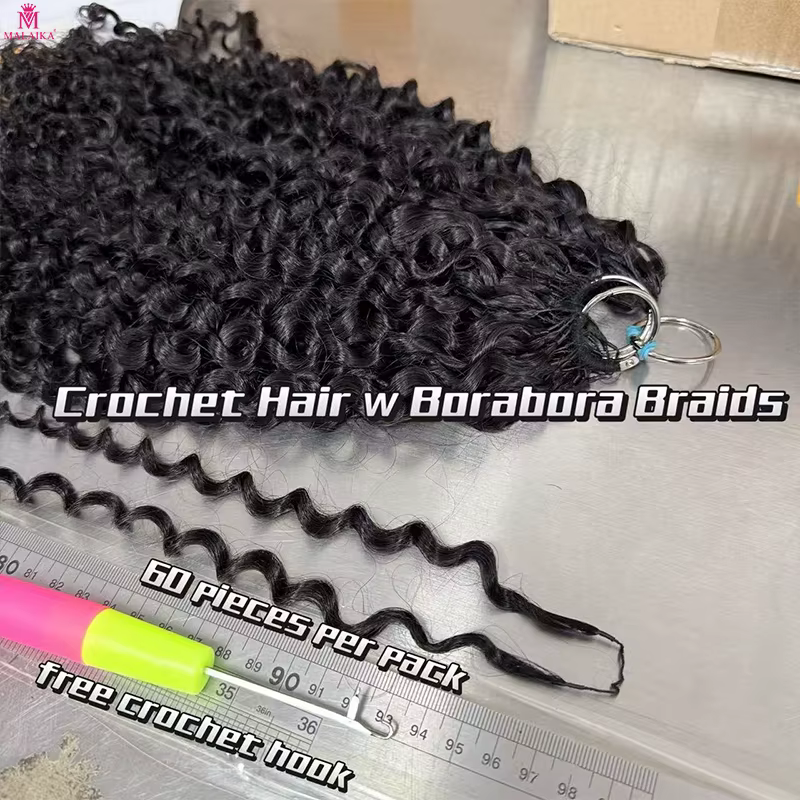 Extensions de cheveux bouclés au crochet