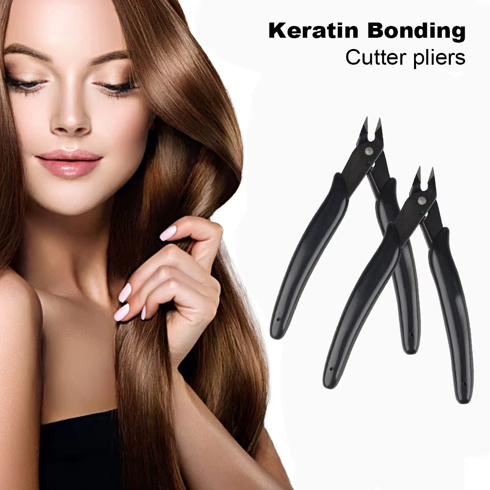 ARLANY outil d'extension de cheveux pince coupante de liaison de kératine pince d'extension de cheveux coupe kératine Extensions pré-collées Salon de beauté