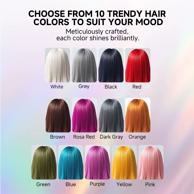 Cire de couleur de cheveux temporaire