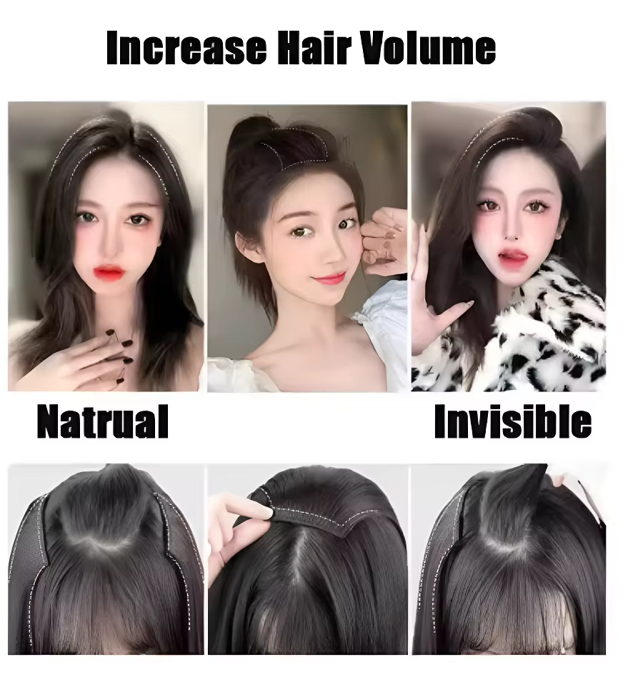 Extension capillaire synthétique courte et lisse
