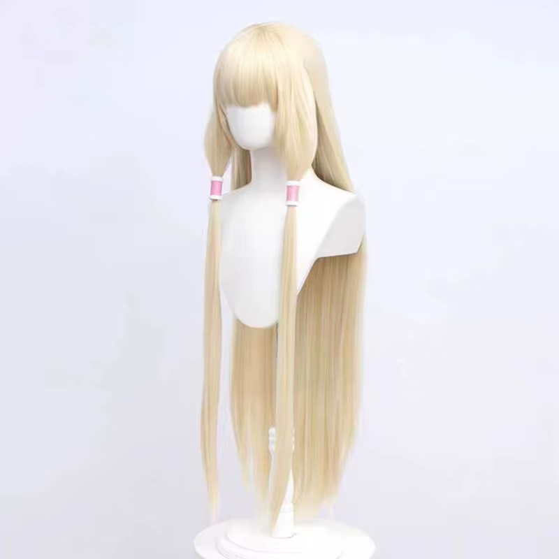 Chobits Cosplay perruque Chii Anime Coser synthétique longue perruque droite jolie fille haute qualité résistant à la chaleur fibre perruque Halloween fête