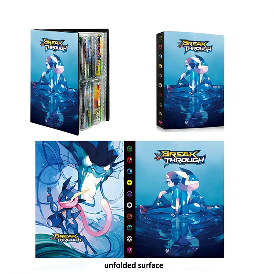 Album de cartes Pokémon 2027@@@ – Livre de collection pour 240 cartes – Nouveau modèle créatif – Classeur de rangement pour cartes de collection