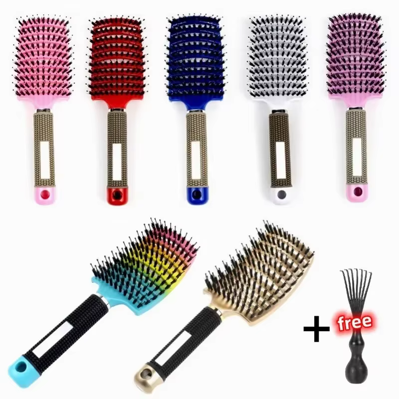 Brosse à cheveux exfoliante