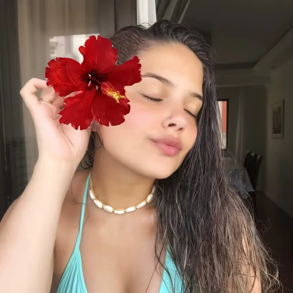 Pince à cheveux fleur d'hibiscus artificielle