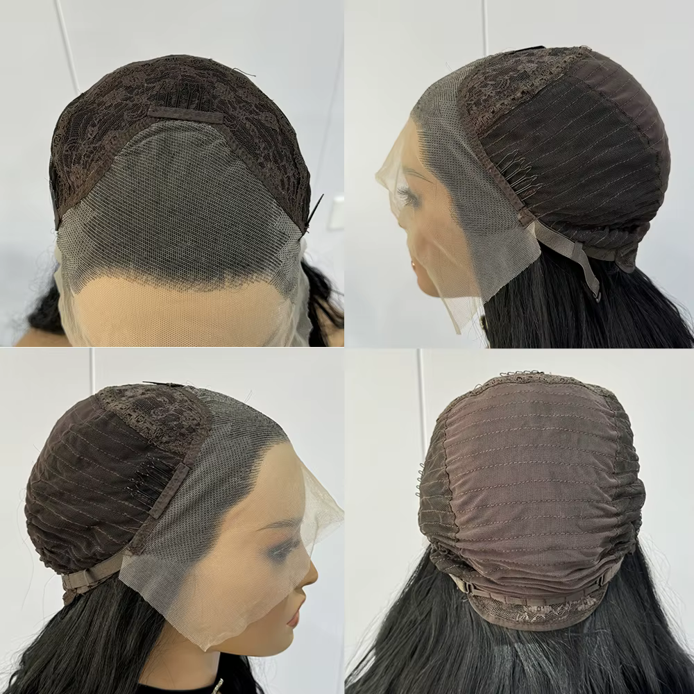 Perruque Lace Front Wig synthétique bleu foncé