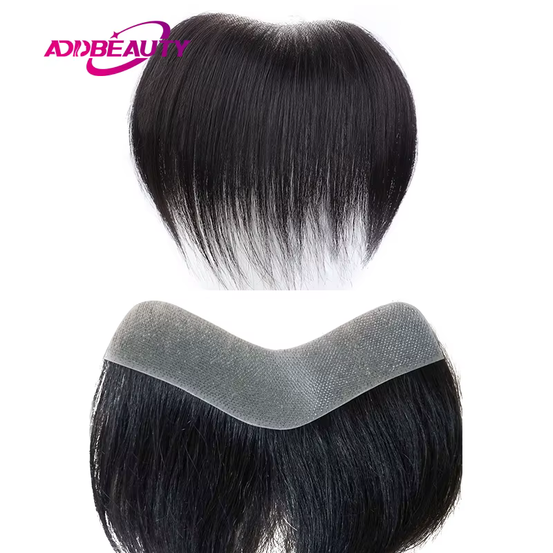 Vstyle hommes toupet cheveux humains peau mince pleine PU perruques