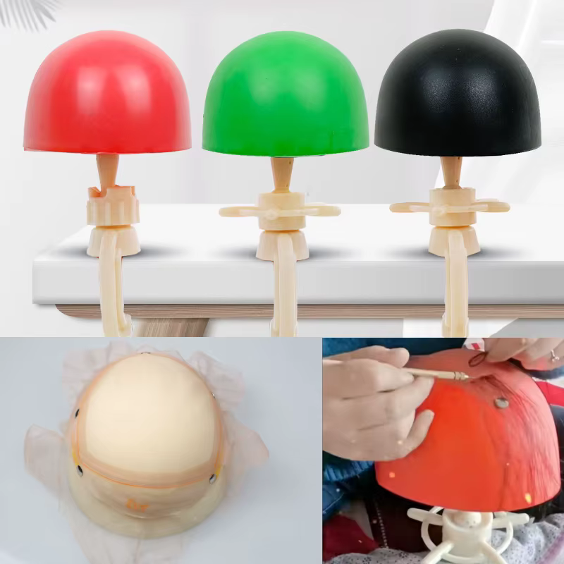 Tête de mannequin pour la fabrication de perruques