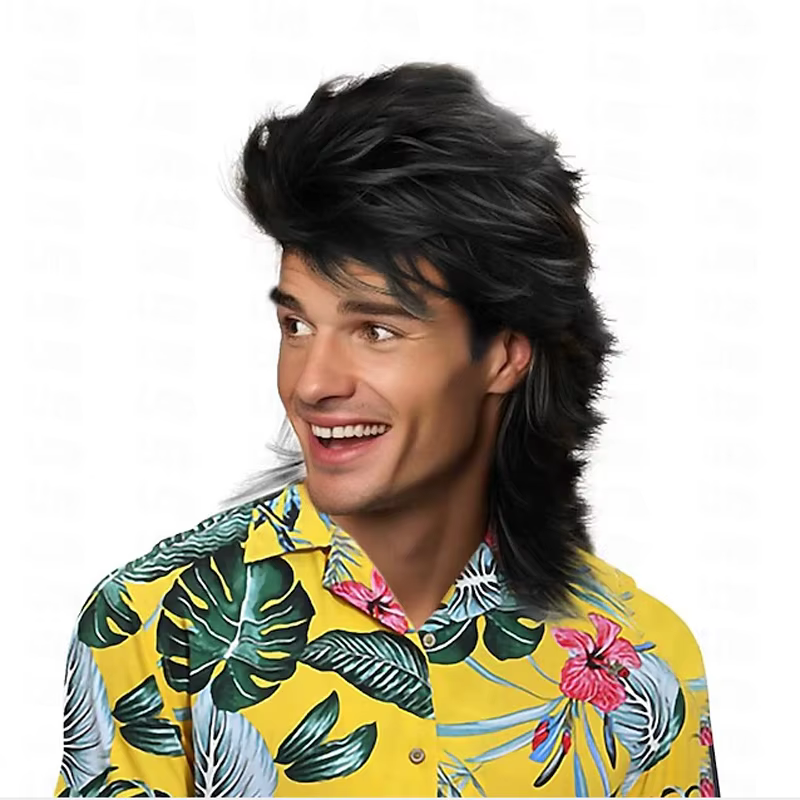 HAIRJOY – perruques synthétiques mulet pour hommes