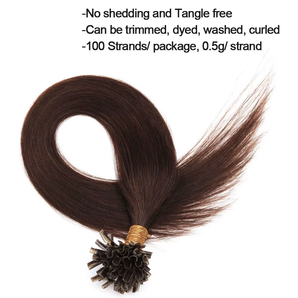 Extensions de cheveux en U