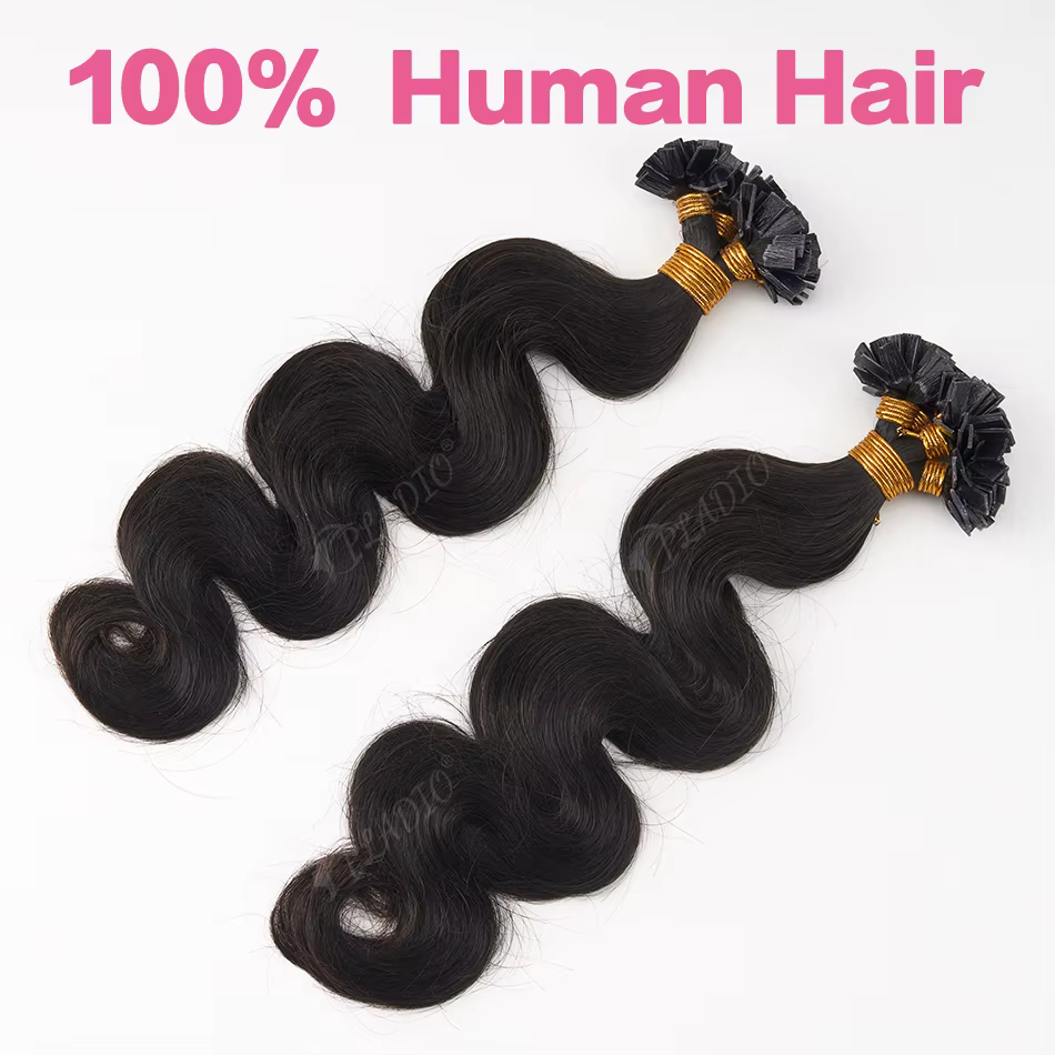 Extensions de cheveux PLADIO Body Wave à pointe plate