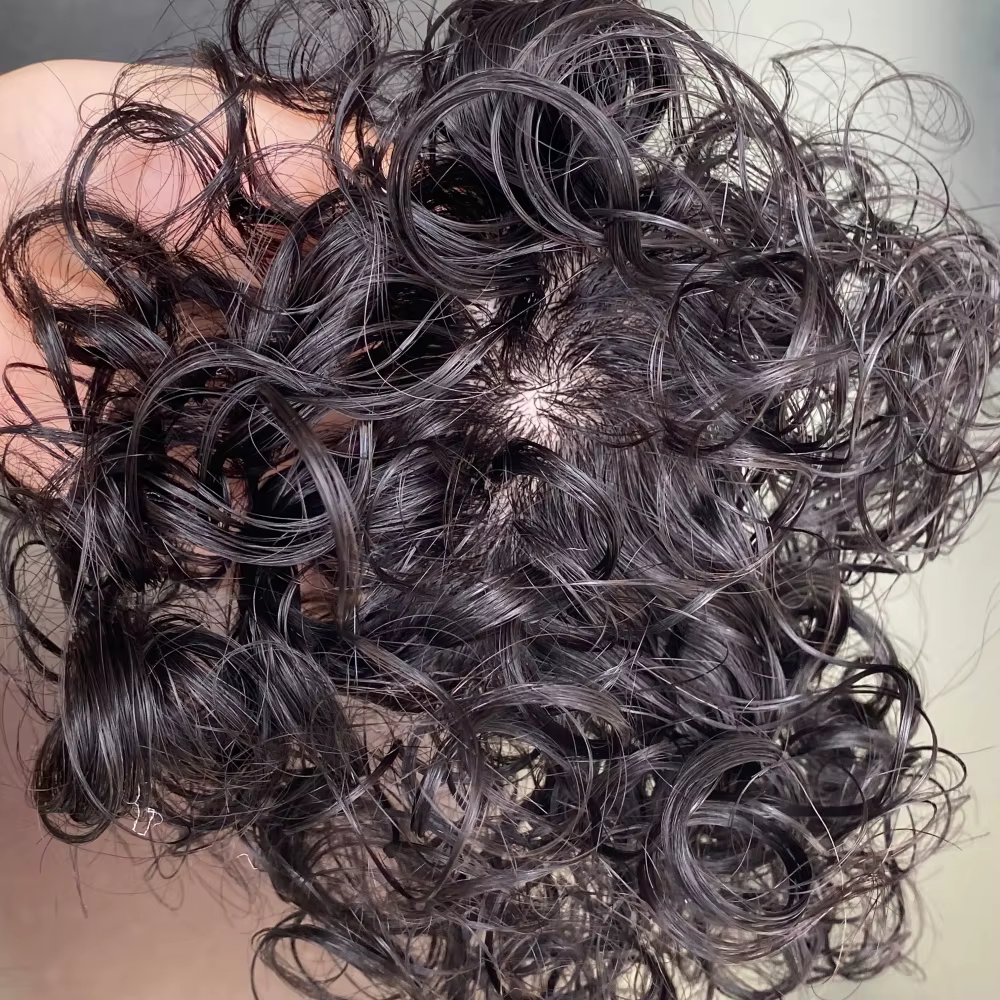 Cheveux bouclés Toppers pour femmes pince